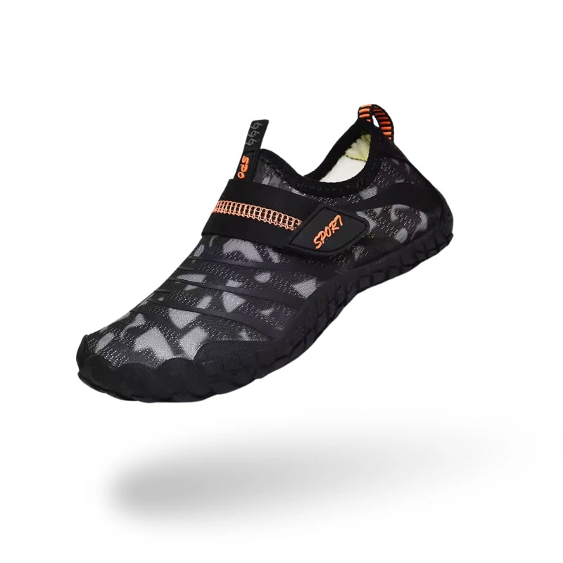 Baskets Aquatiques Pieds Nus Antiderapantes pour enfants noir