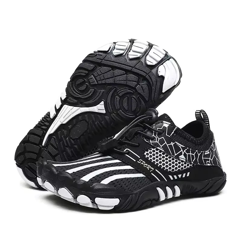 Baskets Aquatiques Pieds Nus Ergonomiques noir1