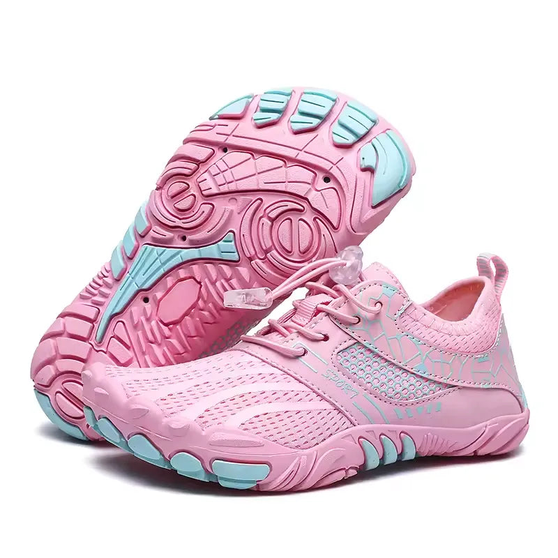 Baskets Aquatiques Pieds Nus Ergonomiques rose1