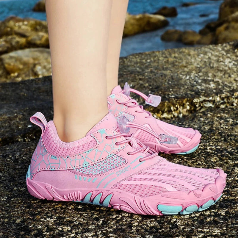 Baskets Aquatiques Pieds Nus Ergonomiques rose3