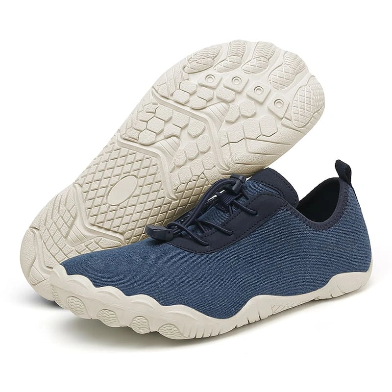 Baskets Aquatiques Pieds Nus Souples bleu1