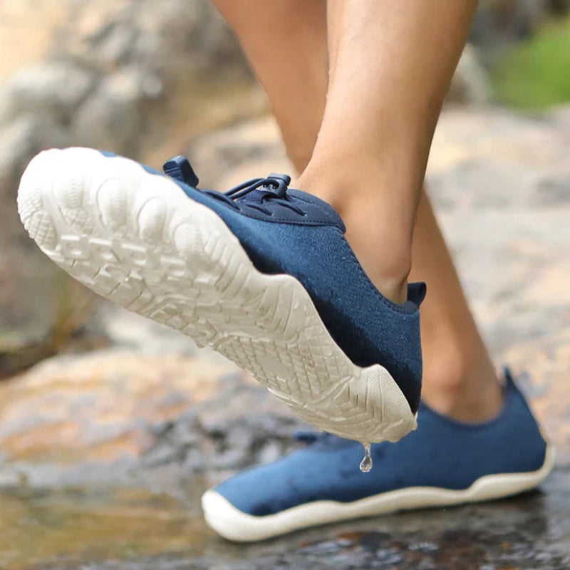 Baskets Aquatiques Pieds Nus Souples bleu3