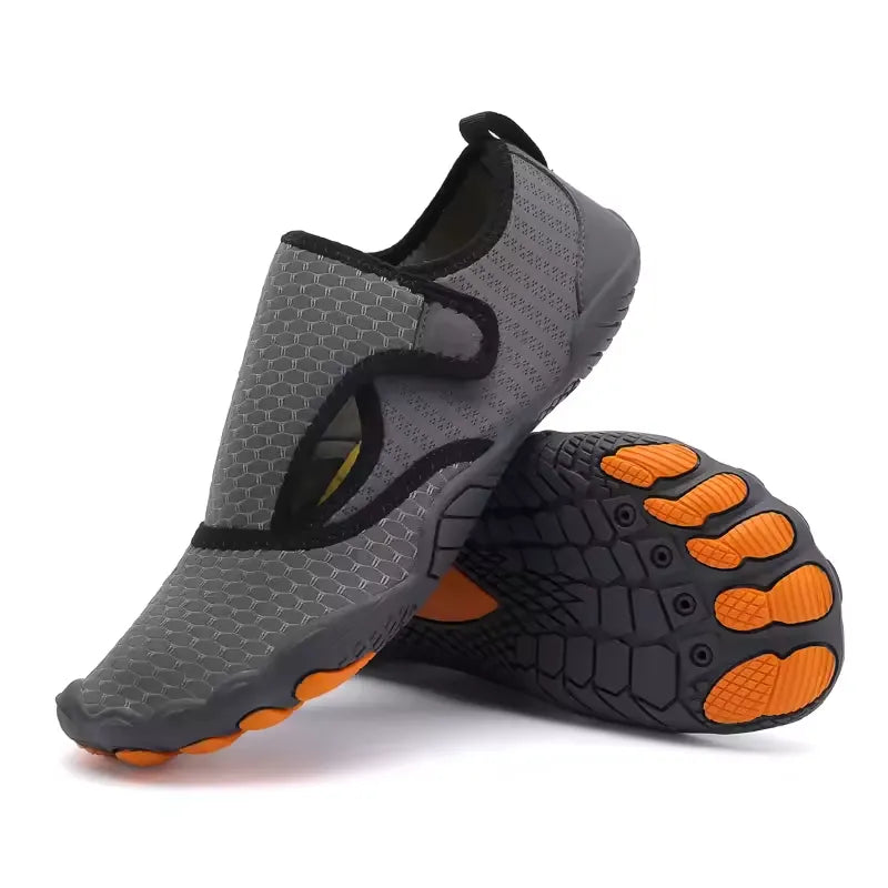 Baskets Aquatiques Pieds Nus Ultra-Legeres gris1