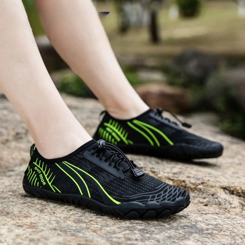 Baskets Pieds Nus Antiderapantes & Legres noir1