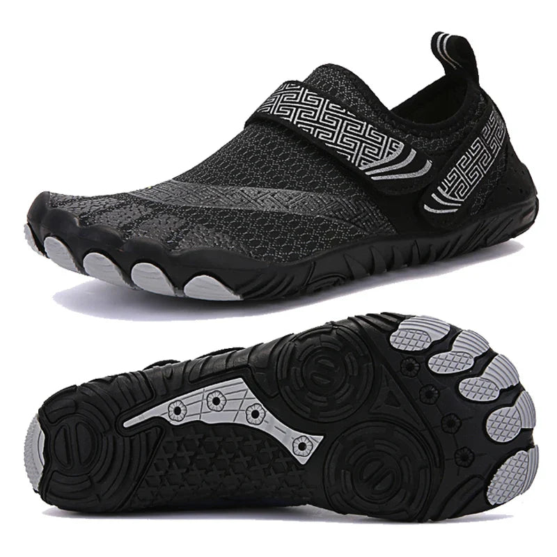  Baskets Pieds Nus Aquatiques elastiques noir1