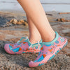 Baskets Pieds Nus Aquatiques elastiques pour enfants rose1