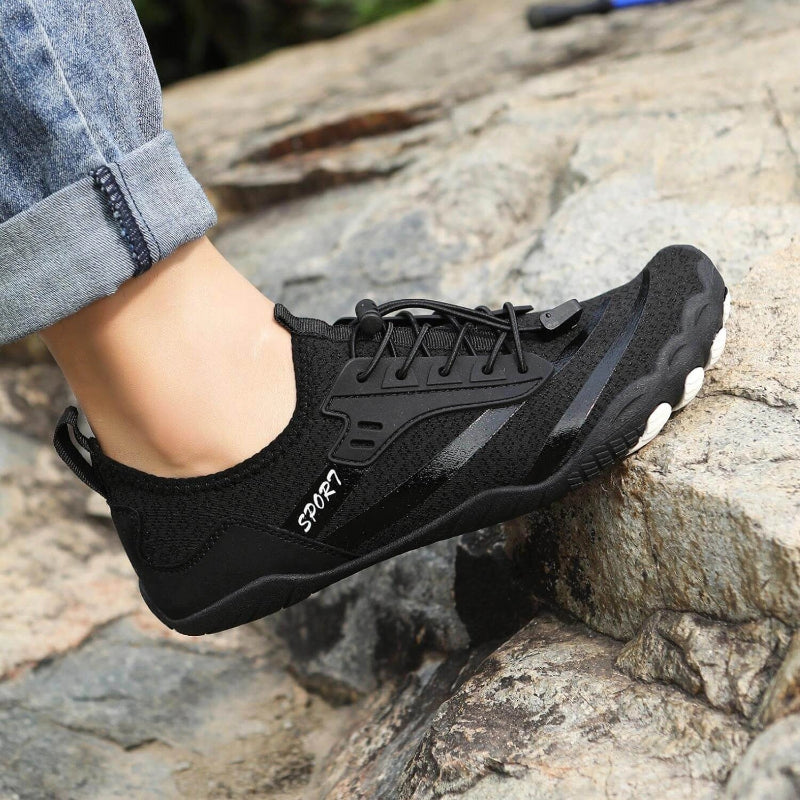 Baskets Pieds Nus Confortables noir5