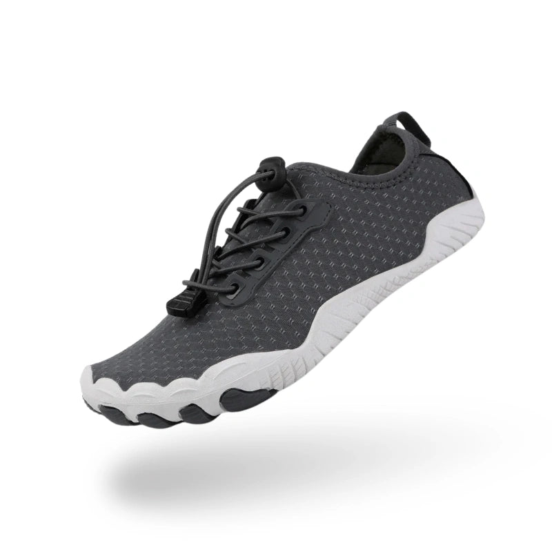 Baskets Pieds Nus Decontractees & Respirantes gris