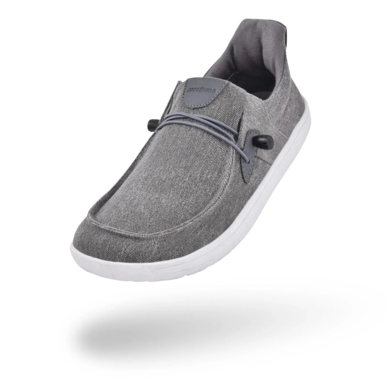Baskets Pieds Nus Larges & Flexibles gris