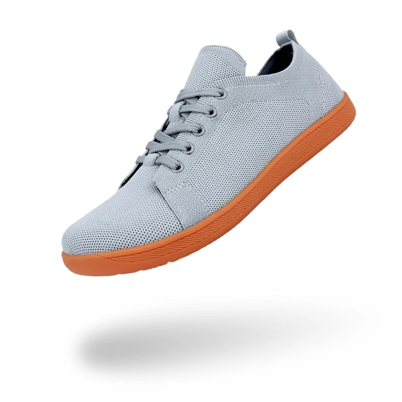 Baskets Pieds Nus Legeres a Bout Large gris