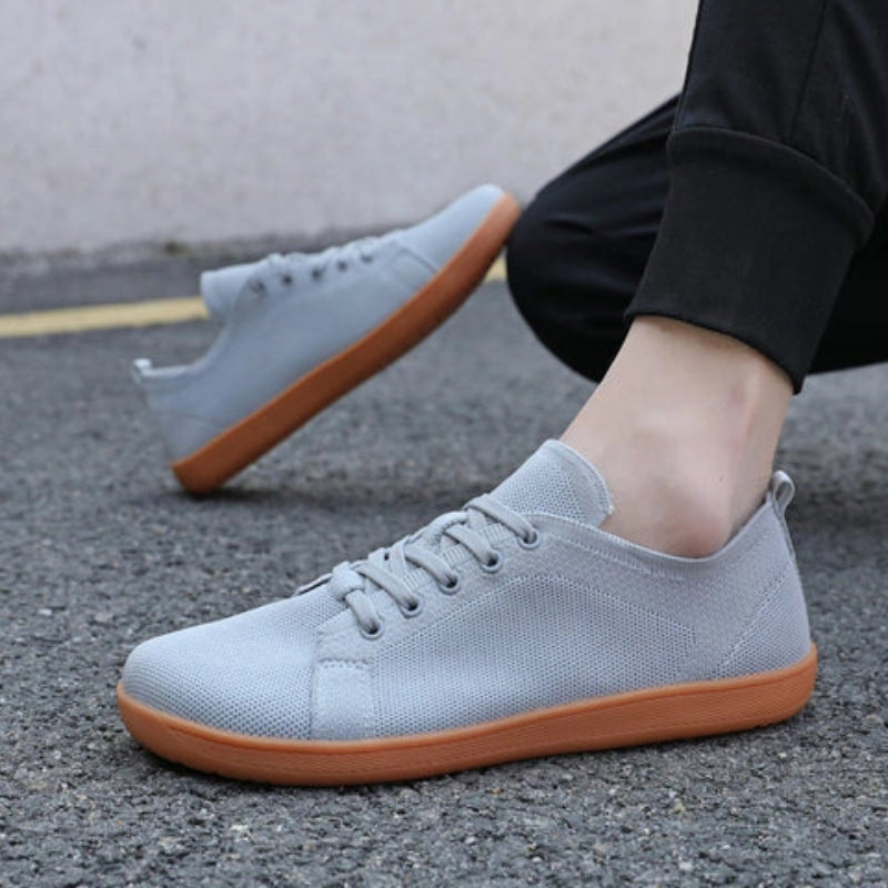 Baskets Pieds Nus Legeres a Bout Large gris1