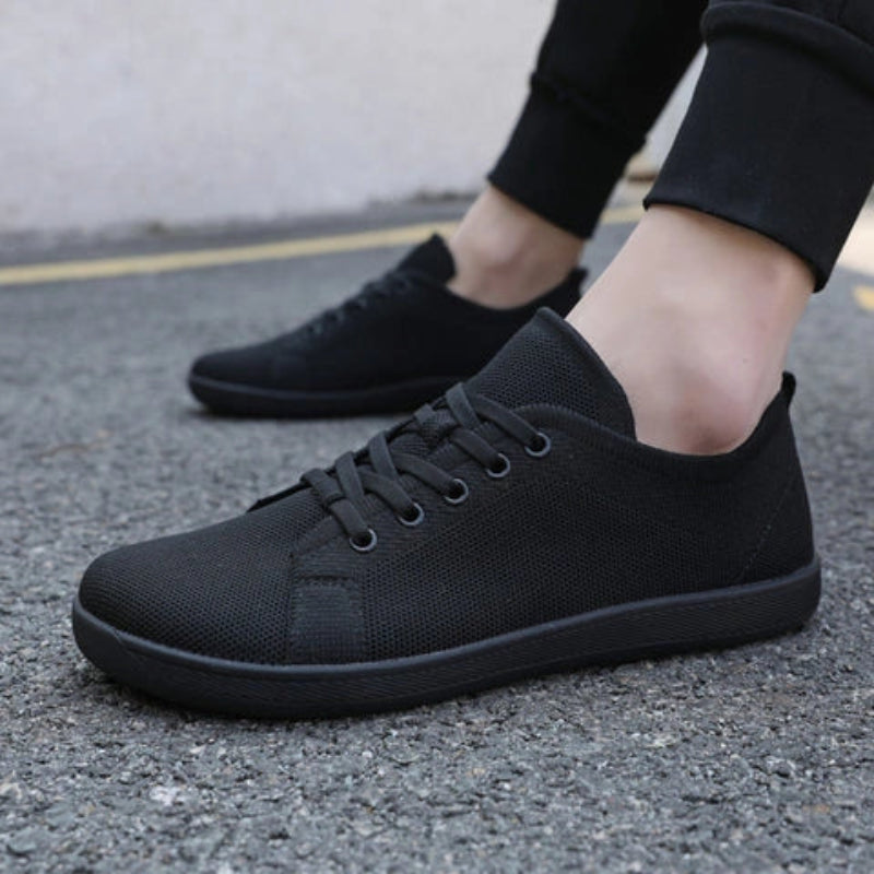 Baskets Pieds Nus Legeres a Bout Large noir1