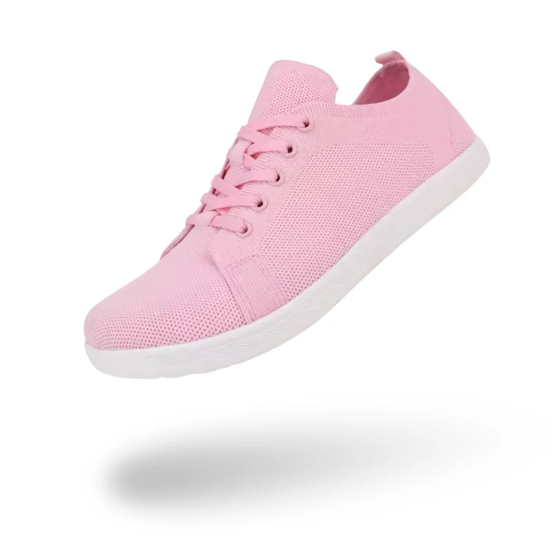 Baskets Pieds Nus Legeres a Bout Large rose