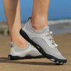 Baskets Pieds Nus Respirantes gris1