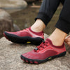 Baskets Pieds Nus Respirantes rouge1