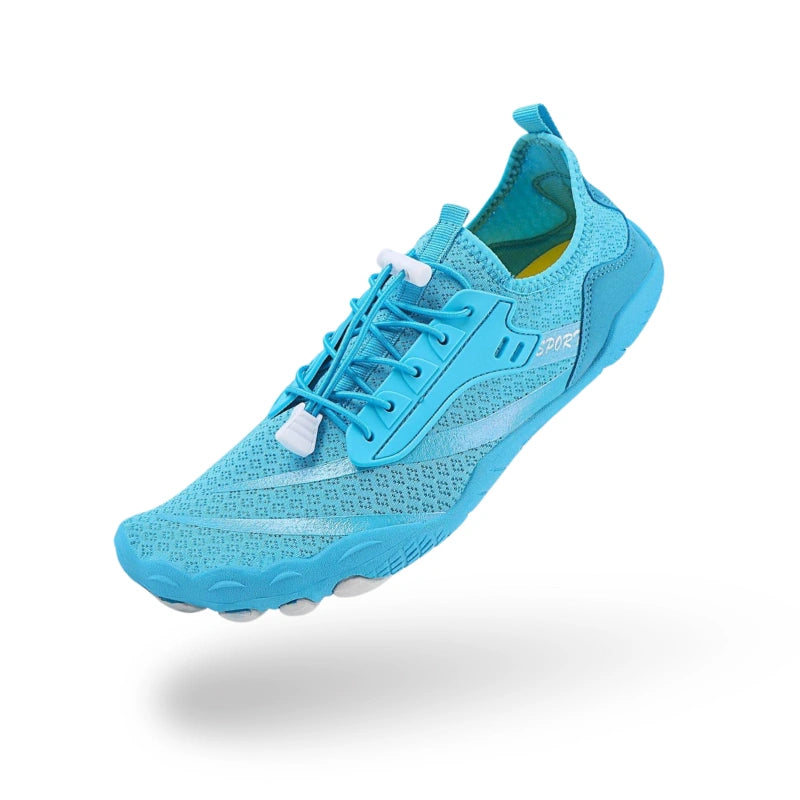 Baskets Pieds Nus Saines & Confortables bleu