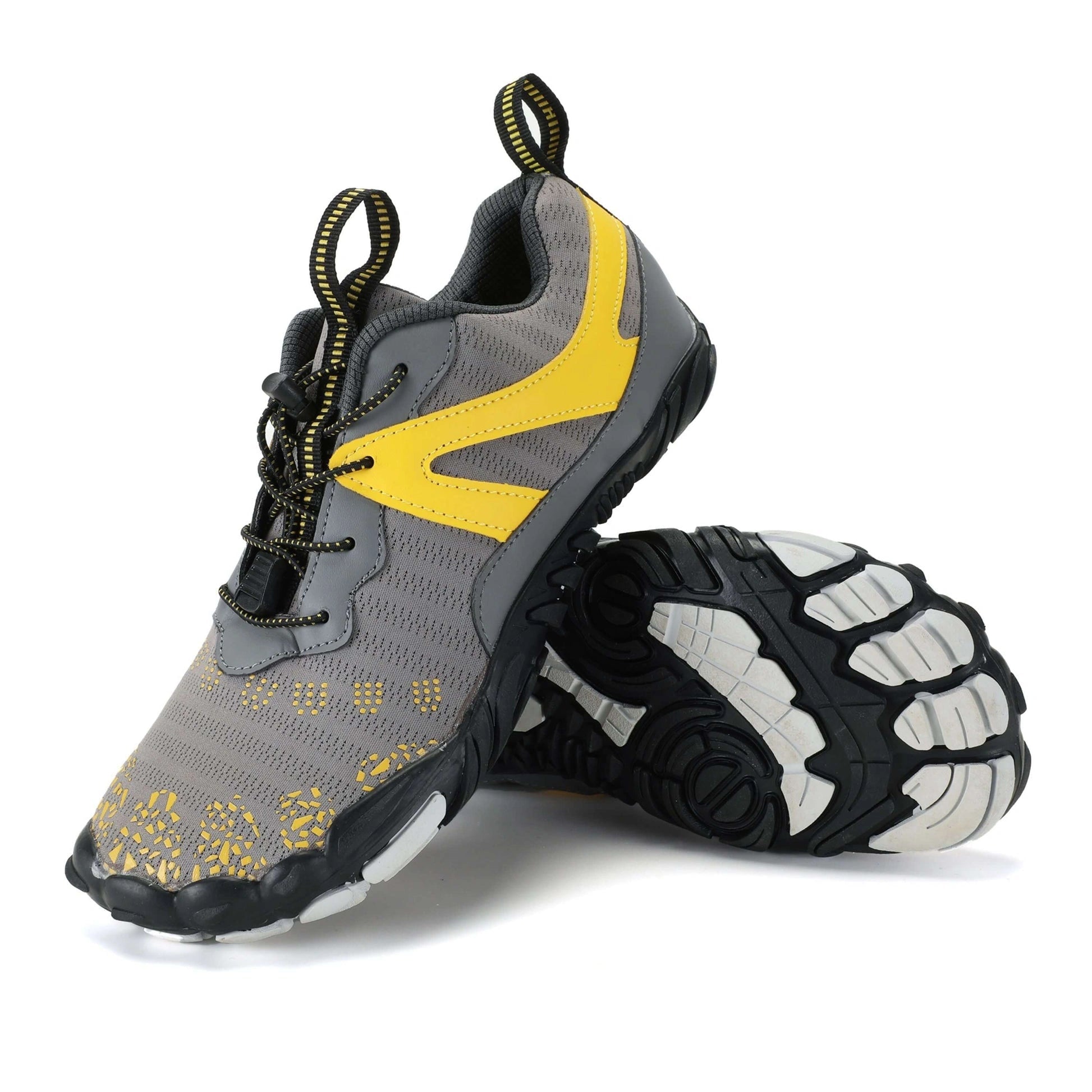 Baskets Pieds Nus Saines & Confortables gris1