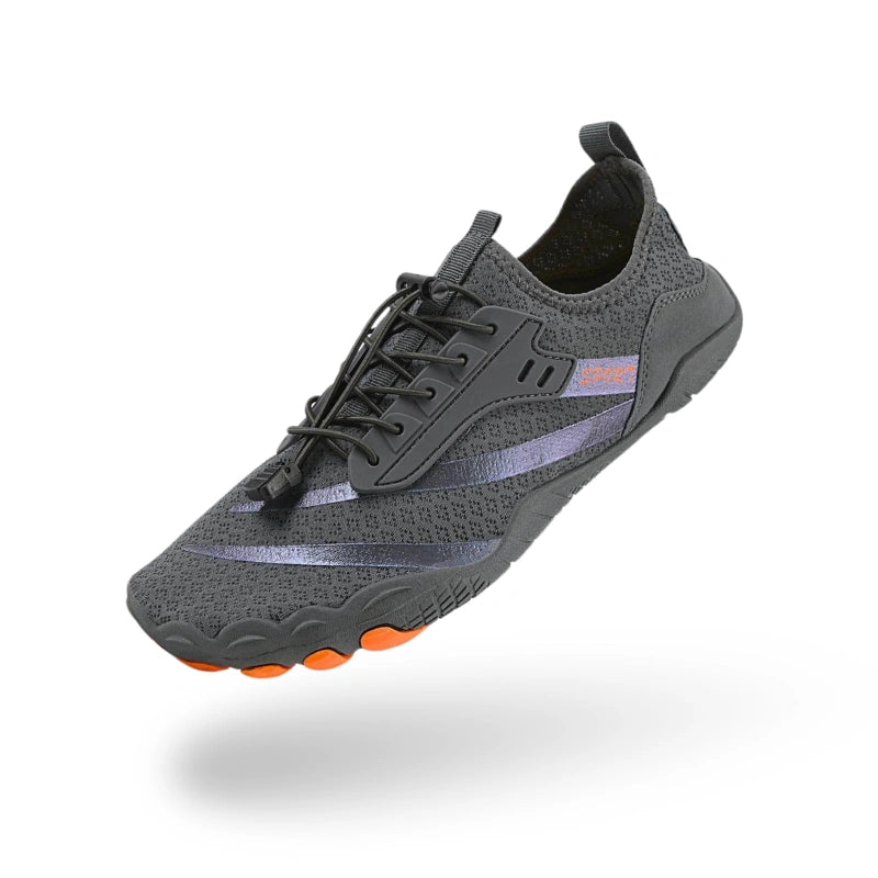 Baskets Pieds Nus Saines & Confortables gris3