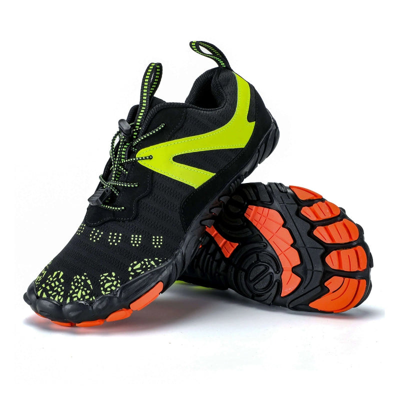 Baskets Pieds Nus Saines & Confortables noir1