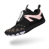 Baskets Pieds Nus Saines & Confortables noir rose3