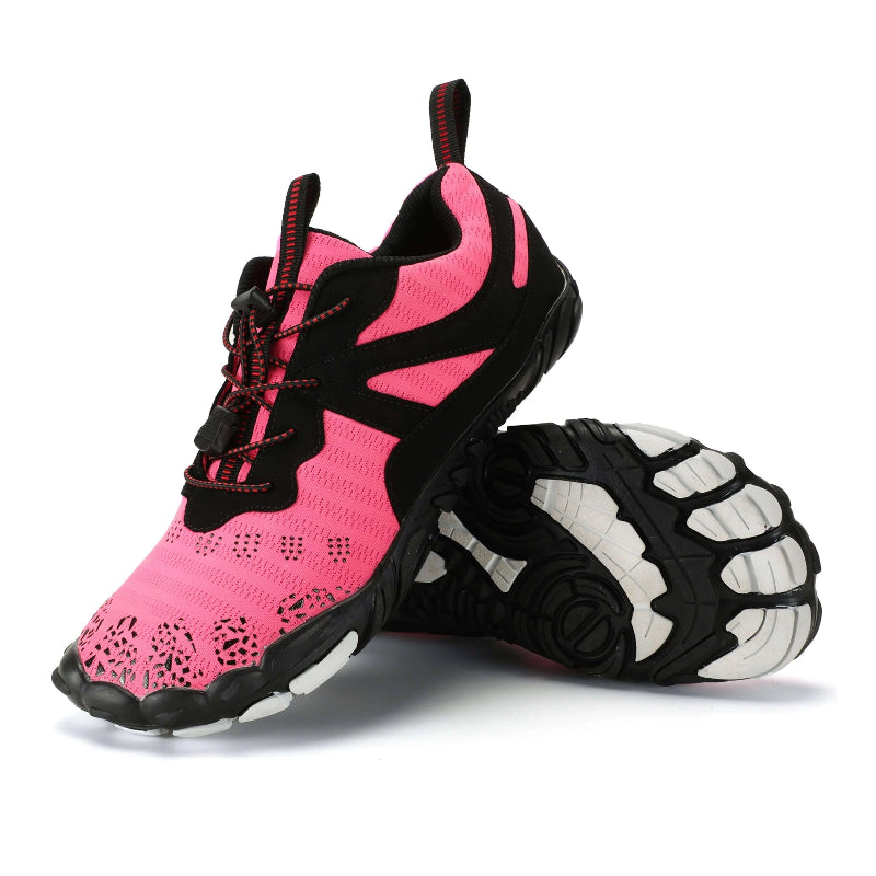 Baskets Pieds Nus Saines & Confortables rose1