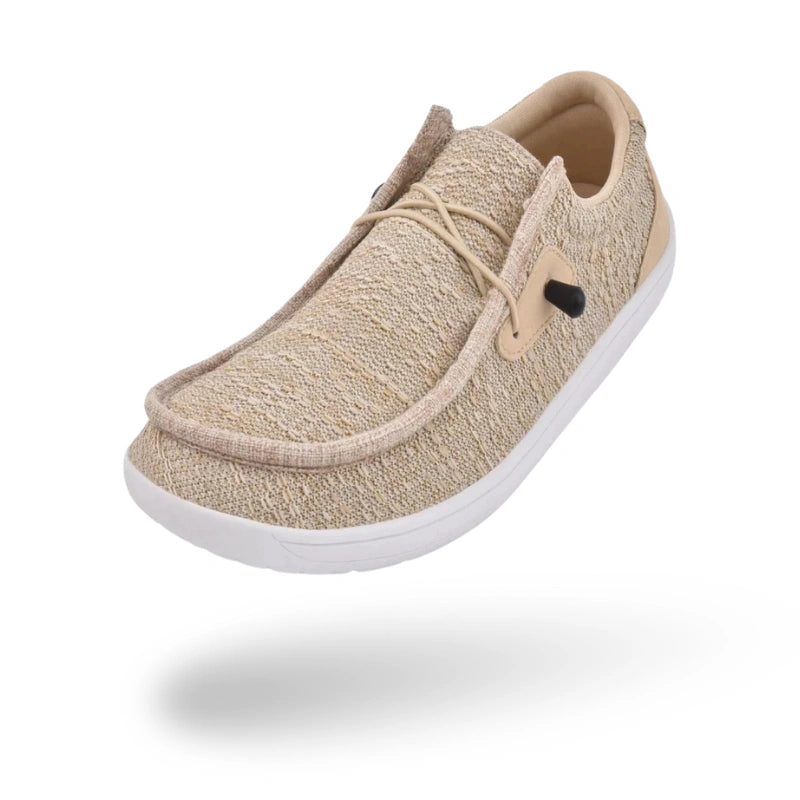 Baskets Pieds Nus a Bout Large kaki