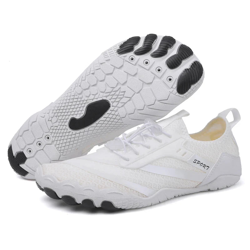Baskets Pieds Nus d'Eau Ultra Legeres blanc1