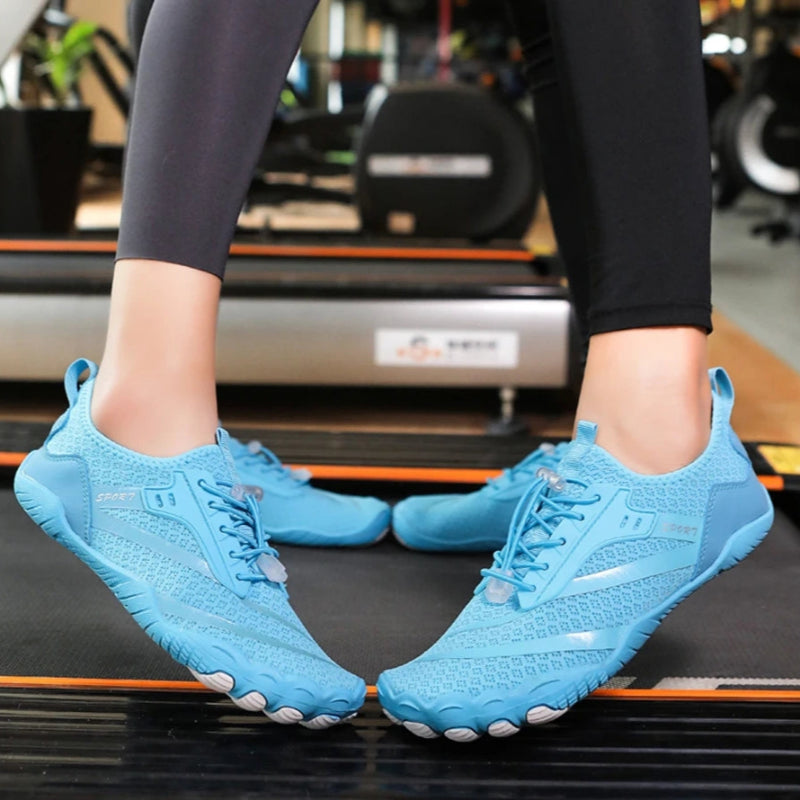 Baskets Pieds Nus d'Eau Ultra Legeres bleu2