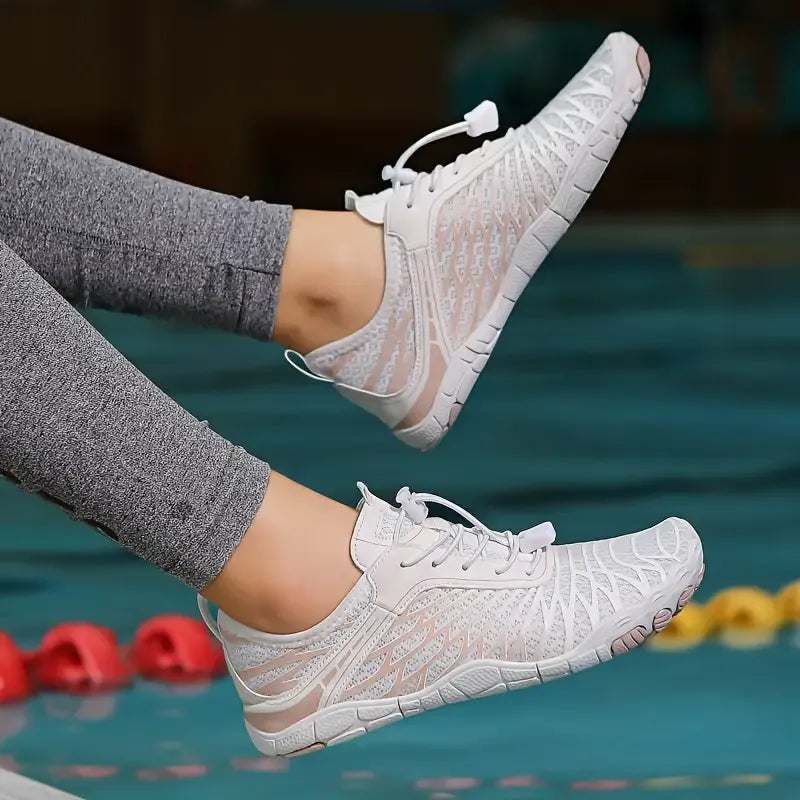 Baskets Pieds Nus d'Eau a Sechage Rapide blanc1