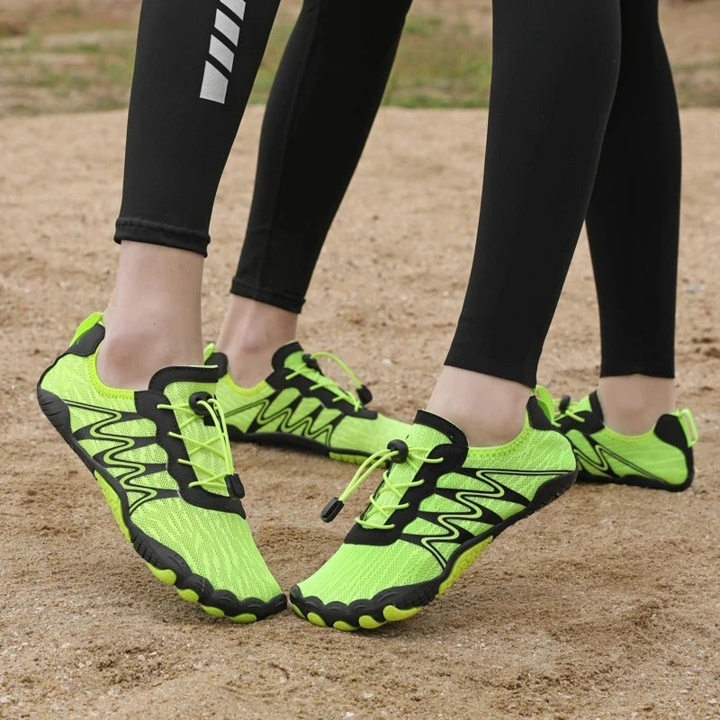Baskets d'Eau Pieds Nus Antiderapantes vert2
