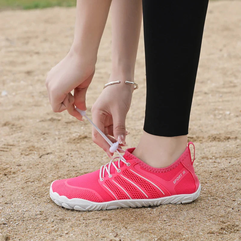  Baskets d'Eau Pieds Nus Legeres rose1