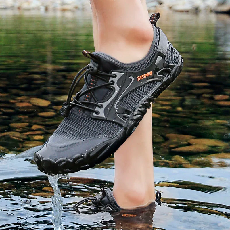 Baskets d'Eau Pieds Nus a Sechage Rapide gris