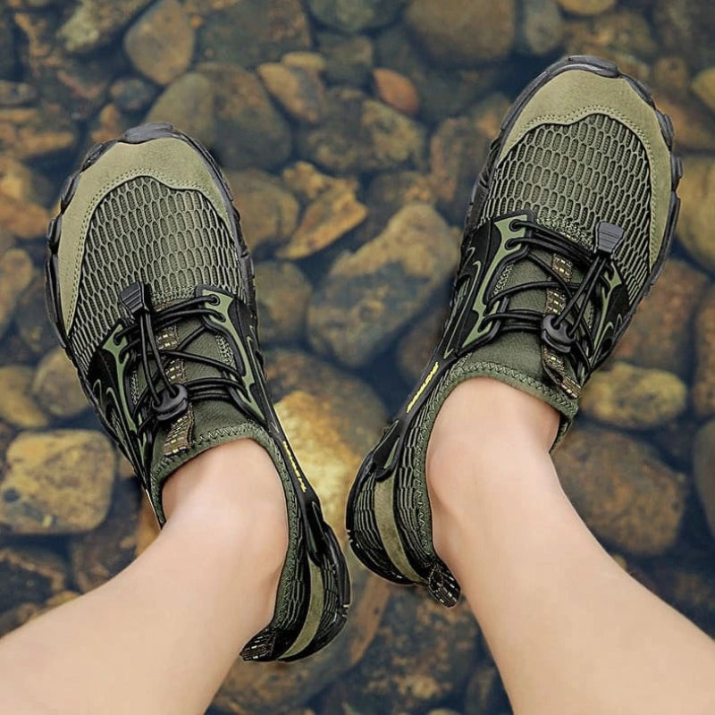 Baskets d'Eau Pieds Nus a Sechage Rapide vert2