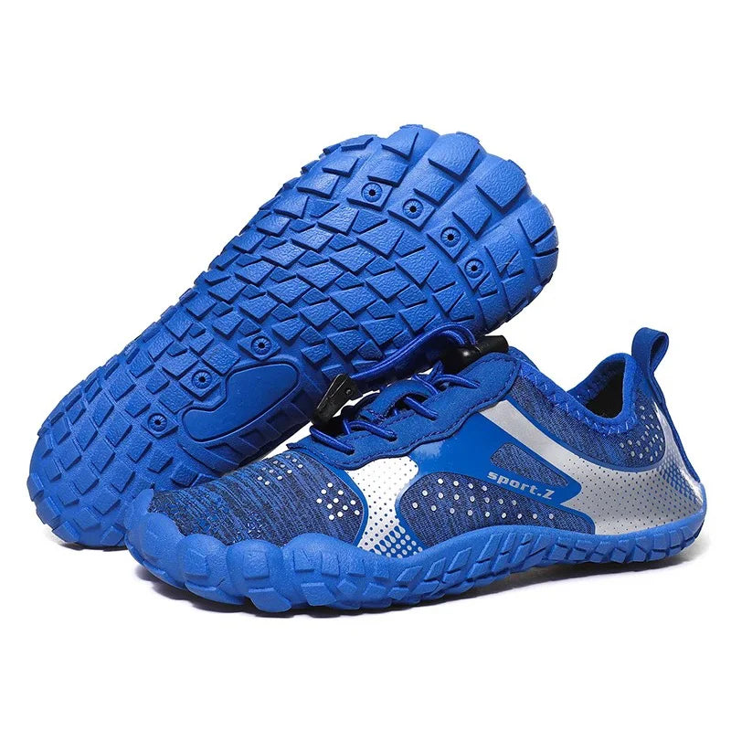 Baskets de Plage Pieds Nus Respirantes bleu1