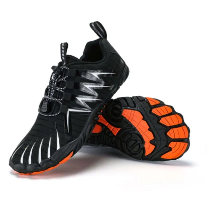 Baskets de Randonnée Pieds Nus Souples noir1