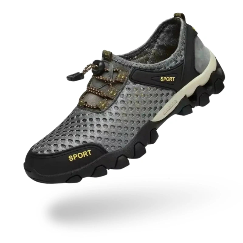 Baskets de Randonnee Pieds Nus Respirantes gris3