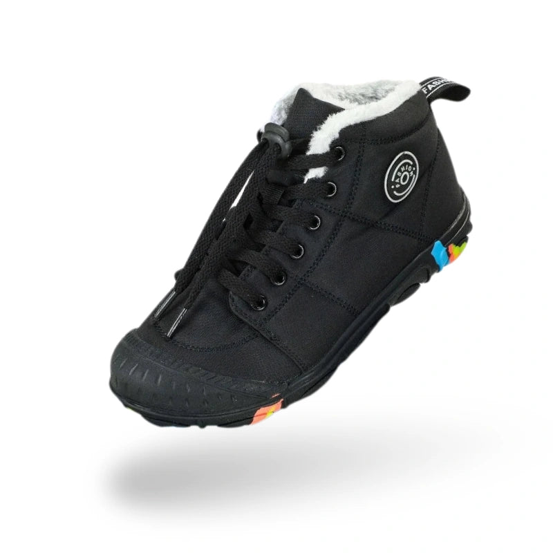 Bottes de Neige Pieds Nus Impermeables noir