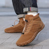 Bottines Chaudes Pieds Nus pour l'Hiver marron2