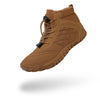 Bottines Chaudes Pieds Nus pour l'Hiver marron