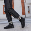 Bottines Chaudes Pieds Nus pour l'Hiver noir1
