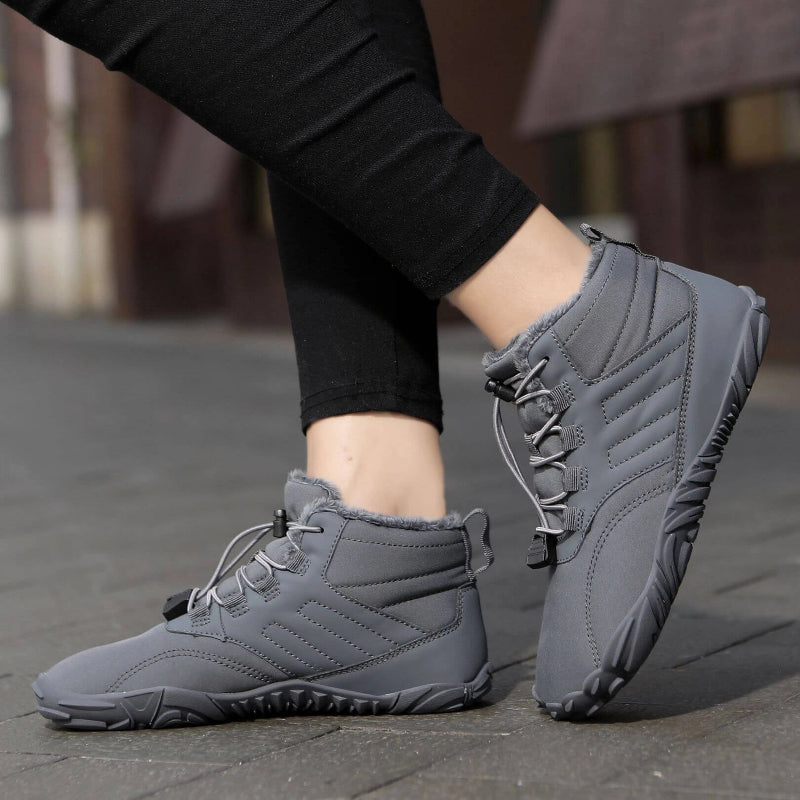 Bottines Pieds Nus Impermeables gris5