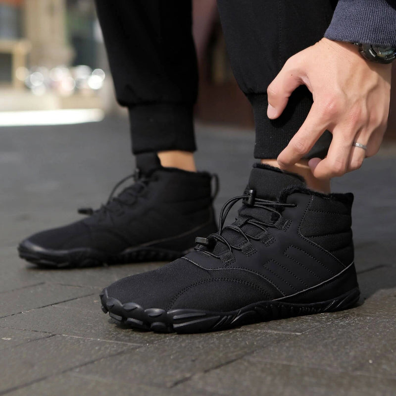 Bottines Pieds Nus Impermeables noir1