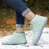 Bottines Pieds Nus Impermeables vert1