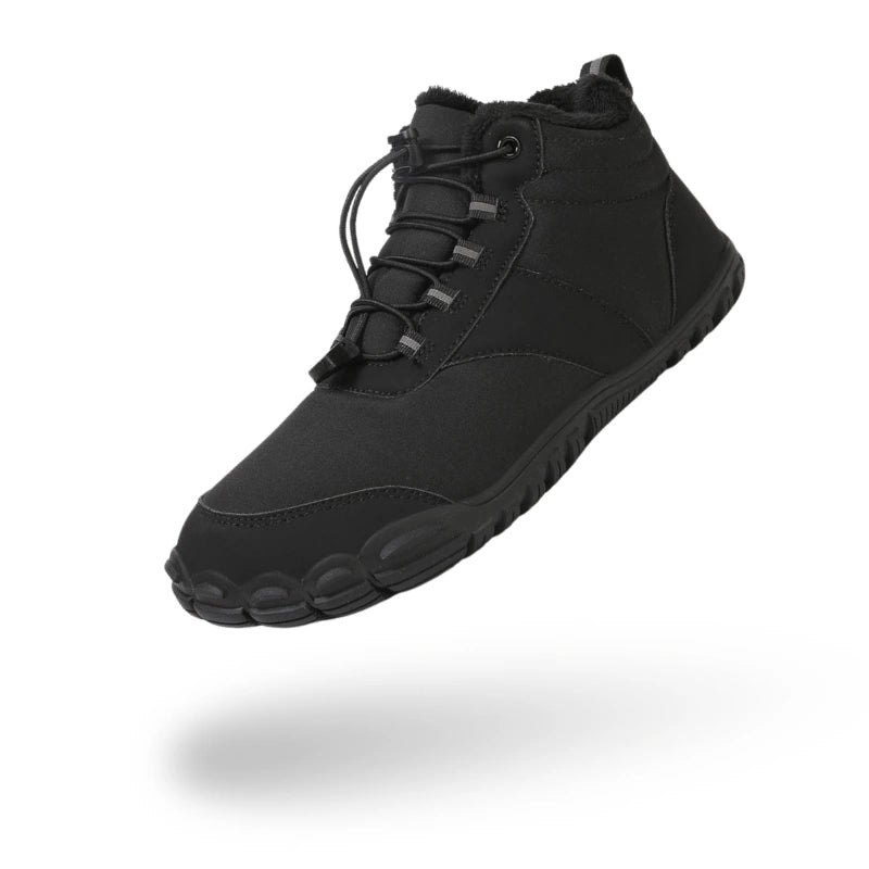 Bottines Pieds Nus d'Hiver Ultra Chaudes noir