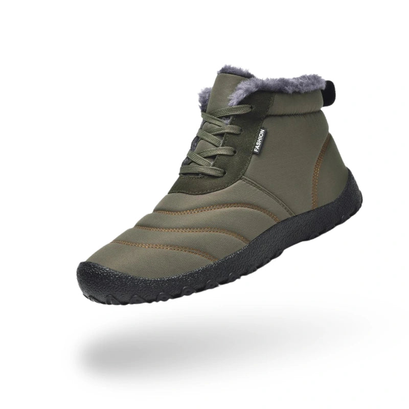 Bottines dHiver Legeres et Doublees en Fourrure - Unisexe olive3