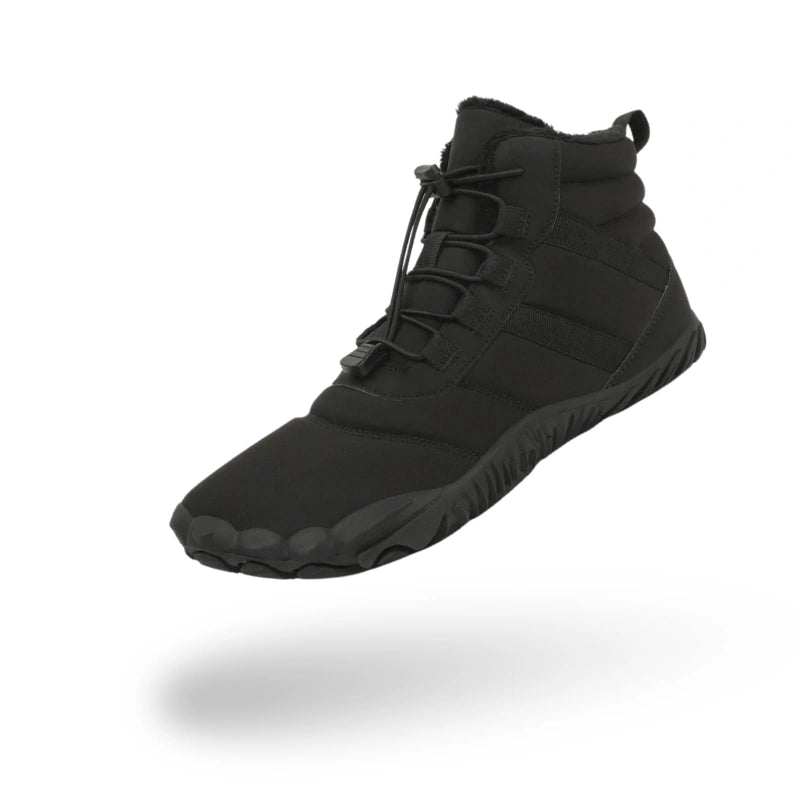 Bottines d'Hiver Chaudes Pieds Nus noir6