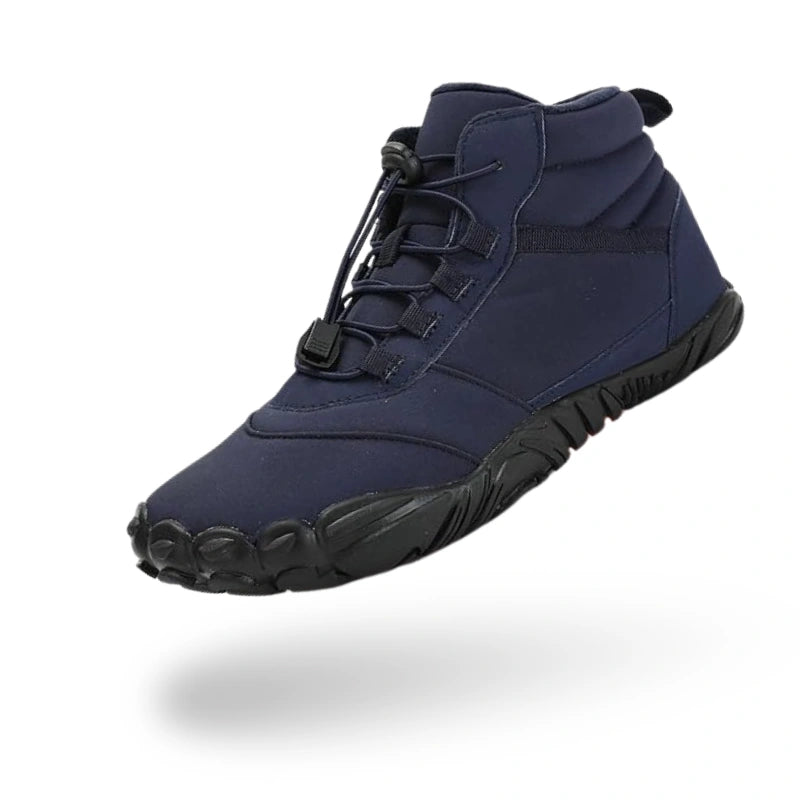 Bottines de Neige Pieds Nus Chaudes bleu