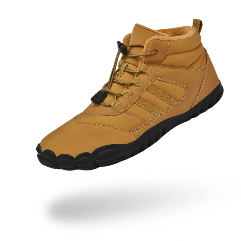 Bottines de Neige Pieds Nus Chaudes jaune