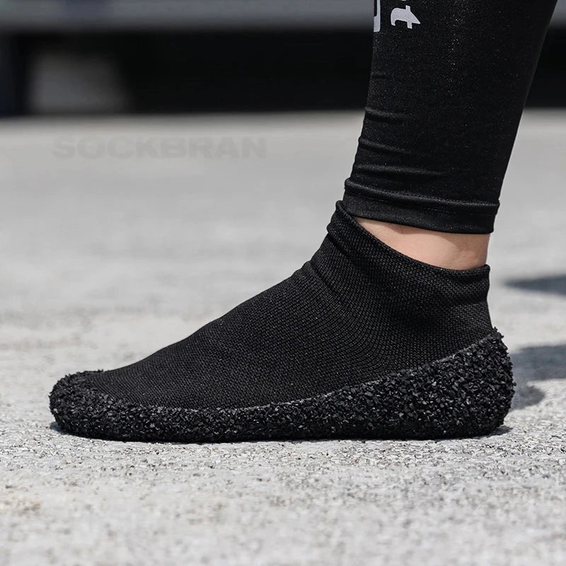 Chaussettes Pieds Nus Antiderapantes noir1